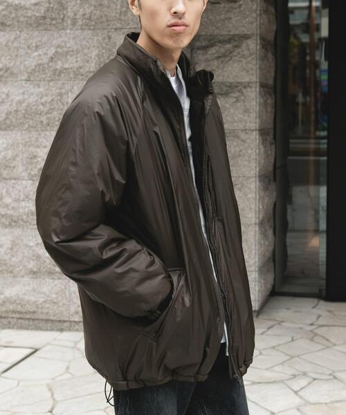 URBAN RESEARCH DOORS（アーバンリサーチドアーズ）の「URD PRIMALOFT 中綿ブルゾン（ブルゾン・メンズ・グレー/ブラック/ブラウン・LARGE/MEDIUM）」の4枚目の写真