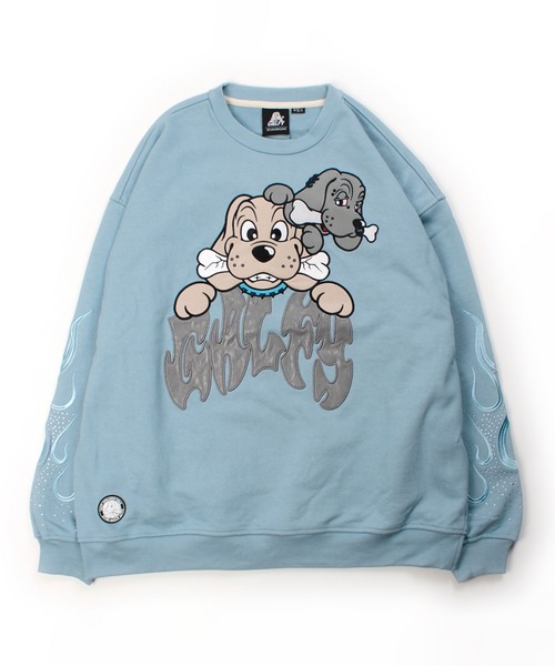 GALFY(ガルフィー)の「GALFY-ファイヤーピカピカスウェット(スウェット・メンズ・サックスブルー/グレー/ブラック・L/XL)」の15枚目の写真