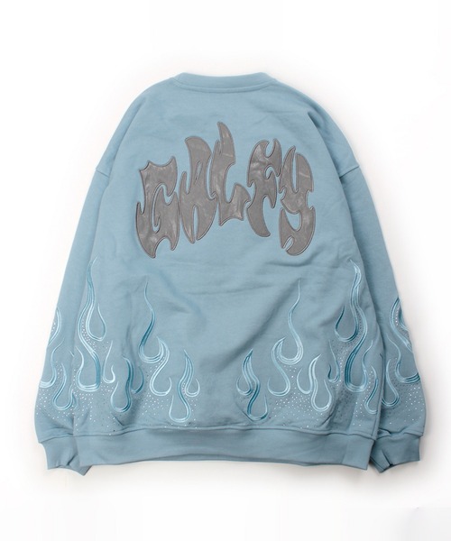 GALFY(ガルフィー)の「GALFY-ファイヤーピカピカスウェット(スウェット・メンズ・サックスブルー/グレー/ブラック・L/XL)」の14枚目の写真