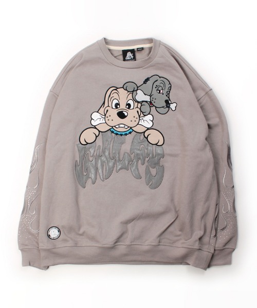 GALFY(ガルフィー)の「GALFY-ファイヤーピカピカスウェット(スウェット・メンズ・サックスブルー/グレー/ブラック・L/XL)」の17枚目の写真