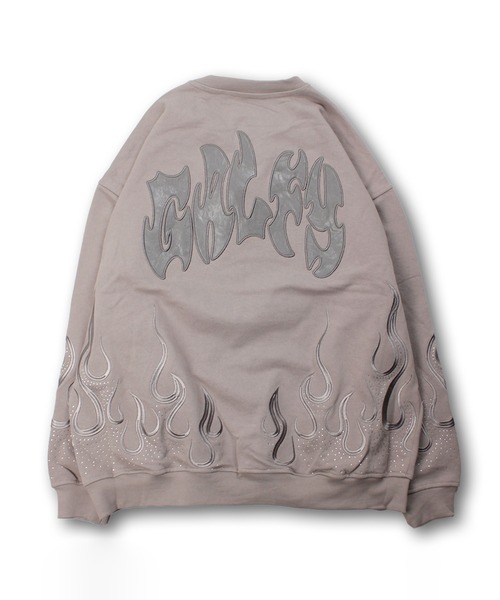 GALFY(ガルフィー)の「GALFY-ファイヤーピカピカスウェット(スウェット・メンズ・サックスブルー/グレー/ブラック・L/XL)」の16枚目の写真