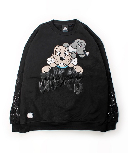 GALFY(ガルフィー)の「GALFY-ファイヤーピカピカスウェット(スウェット・メンズ・サックスブルー/グレー/ブラック・L/XL)」の19枚目の写真