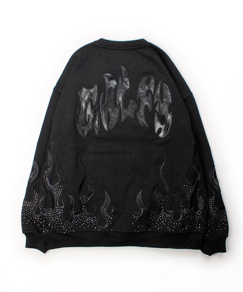 GALFY(ガルフィー)の「GALFY-ファイヤーピカピカスウェット(スウェット・メンズ・サックスブルー/グレー/ブラック・L/XL)」の18枚目の写真