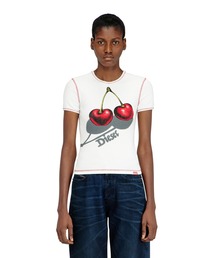 DIESEL | ウィメンズ Tシャツ SV-T-ELE-CHER(Tシャツ/カットソー)