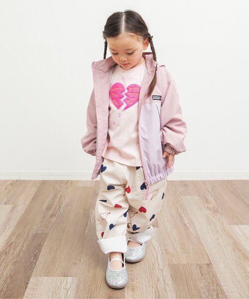 BREEZE（ブリーズ）の「GIRLSバラエティーロンT_ジュニア対応（Tシャツ/カットソー・キッズ・オフホワイト/サーモンピンク/チャコール・80/90/100/110/120/130/140）」の13枚目の写真