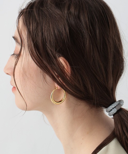 GEORGE'S（ジョージズ）の「プックリメタルピアス（ピアス（両耳用）・レディース・シルバー/ゴールド・FREE）」の2枚目の写真