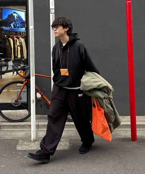 CIAOPANIC TYPY(チャオパニックティピー)の「【UNISEX】スプレー加工ヘンリースナップフーディー(パーカー・レディース・ブラック/ピンク/ベージュ・MEDIUM/LARGE)」の9枚目の写真