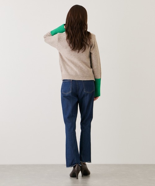 Jayro(ジャイロ)の「ハート刺繍配色ニットカーディガン(カーディガン/ボレロ・レディース・ライトグレー/ベージュ/チャコールグレー/ワイン・FREE)」の11枚目の写真