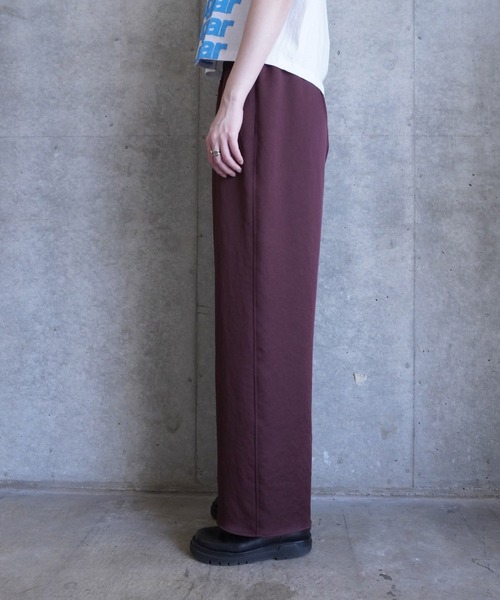 G.V.G.V.(ジーヴィージーヴィー)の「SATIN PANTS(その他パンツ・レディース・ネイビー/バーガンディー・36/38)」の4枚目の写真