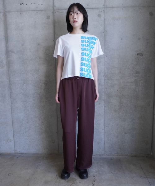 G.V.G.V.(ジーヴィージーヴィー)の「SATIN PANTS(その他パンツ・レディース・ネイビー/バーガンディー・36/38)」の9枚目の写真