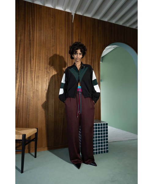 G.V.G.V.(ジーヴィージーヴィー)の「SATIN PANTS(その他パンツ・レディース・ネイビー/バーガンディー・36/38)」の11枚目の写真