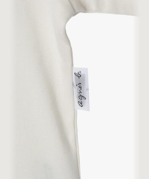 agnes b.（アニエスベー）の「ベビー マルチカラー コットン 長袖 カーディガンプレッション（カーディガン/ボレロ・キッズ・ホワイト系その他・18M/2YEAR/1YEAR/6MONTH）」の7枚目の写真