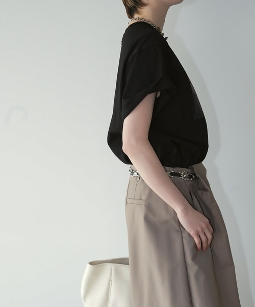 chuclla(チュクラ)の「ドッグフォト グラフィックTシャツ chw26s048(Tシャツ/カットソー・レディース・ブラック/ホワイト・FREE)」の6枚目の写真