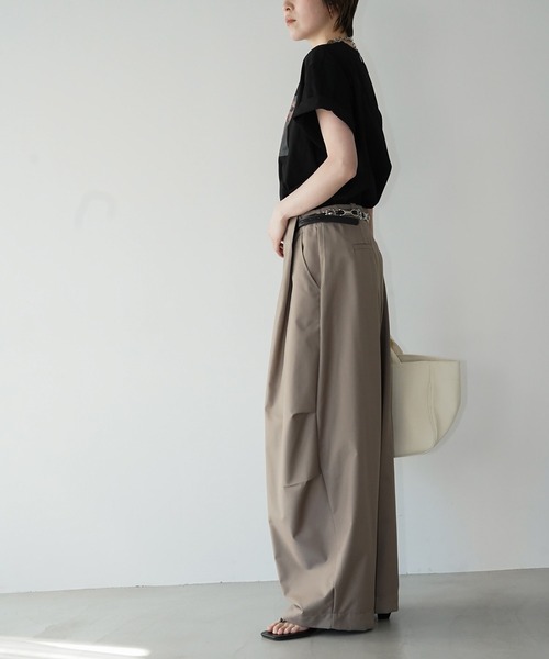 chuclla(チュクラ)の「ドッグフォト グラフィックTシャツ chw26s048(Tシャツ/カットソー・レディース・ブラック/ホワイト・FREE)」の7枚目の写真