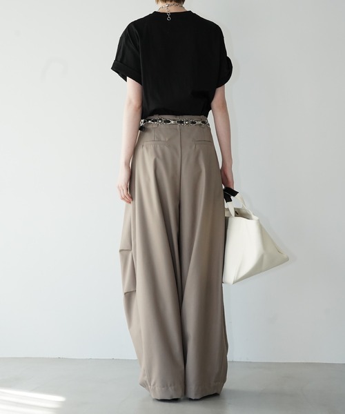 chuclla(チュクラ)の「ドッグフォト グラフィックTシャツ chw26s048(Tシャツ/カットソー・レディース・ブラック/ホワイト・FREE)」の11枚目の写真