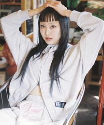 Russell Athletic | X-girl × Russell SCRIPT LOGO ZIP UP SWEAT HOODIE(パーカー)