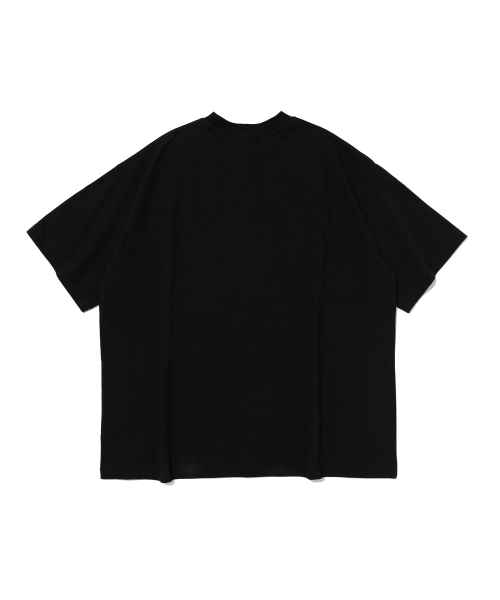 CARGOBROS（カーゴブロス）の「バインディングオーバーボックス半袖Tシャツ（ブラック）（Tシャツ/カットソー・メンズ・その他・FREE）」の2枚目の写真