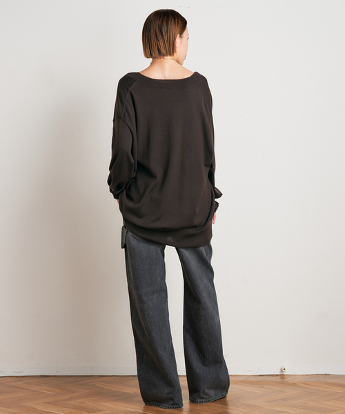 ディープVネックニット（ニット/セーター）｜AP STUDIO（エーピー