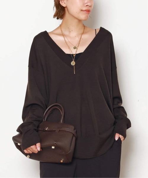 ディープVネックニット（ニット/セーター）｜AP STUDIO（エーピー