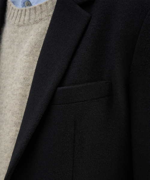 TRIP LE SENS（トリップ ル センス）の「[F/W]カスタムウールセミオーバーブレザー_ブラック（テーラードジャケット・メンズ・ブラック・M/L/XL）」の3枚目の写真