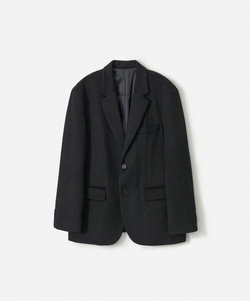 TRIP LE SENS（トリップ ル センス）の「[F/W]カスタムウールセミオーバーブレザー_ブラック（テーラードジャケット・メンズ・ブラック・M/L/XL）」の6枚目の写真