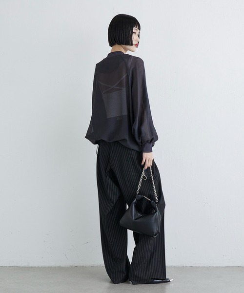 Lui's（ルイス）の「メッシュZIPブルゾン（ブルゾン・レディース・チャコールグレー/ブラック・FREE）」の16枚目の写真