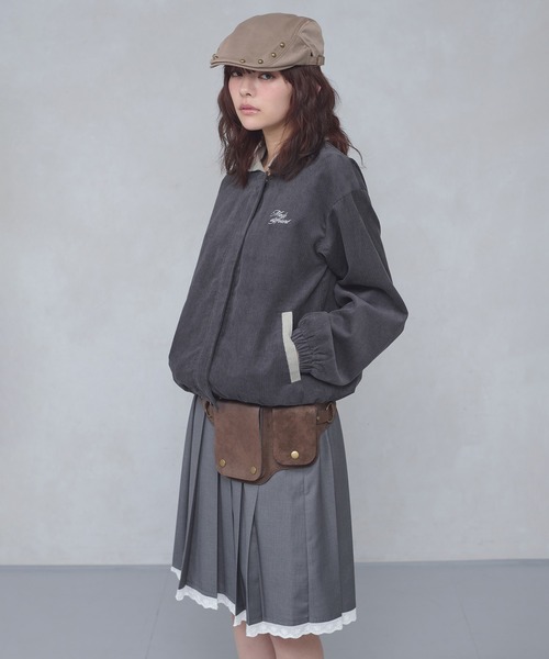 FCMM(エフシーエムエム)の「CODUROY JACKET / コーデュロイジャケット(ブルゾン・レディース・ブラウン/チャコールグレー・SMALL/MEDIUM)」の8枚目の写真