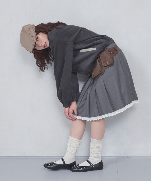 FCMM(エフシーエムエム)の「CODUROY JACKET / コーデュロイジャケット(ブルゾン・レディース・ブラウン/チャコールグレー・SMALL/MEDIUM)」の9枚目の写真