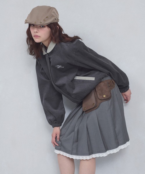 FCMM(エフシーエムエム)の「CODUROY JACKET / コーデュロイジャケット(ブルゾン・レディース・ブラウン/チャコールグレー・SMALL/MEDIUM)」の10枚目の写真