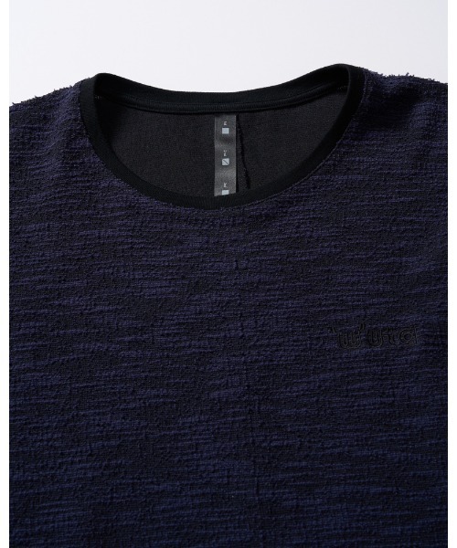 wjk（ダヴルジェイケイ）の「knit jacquard relax S/S（Tシャツ/カットソー・メンズ・ブラック/ネイビー・SMALL/MEDIUM/LARGE/X-LARGE）」の8枚目の写真