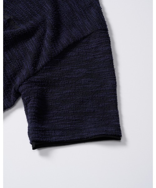 wjk（ダヴルジェイケイ）の「knit jacquard relax S/S（Tシャツ/カットソー・メンズ・ブラック/ネイビー・SMALL/MEDIUM/LARGE/X-LARGE）」の10枚目の写真