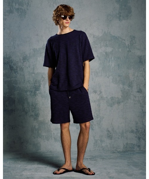 wjk（ダヴルジェイケイ）の「knit jacquard relax S/S（Tシャツ/カットソー・メンズ・ブラック/ネイビー・SMALL/MEDIUM/LARGE/X-LARGE）」の17枚目の写真