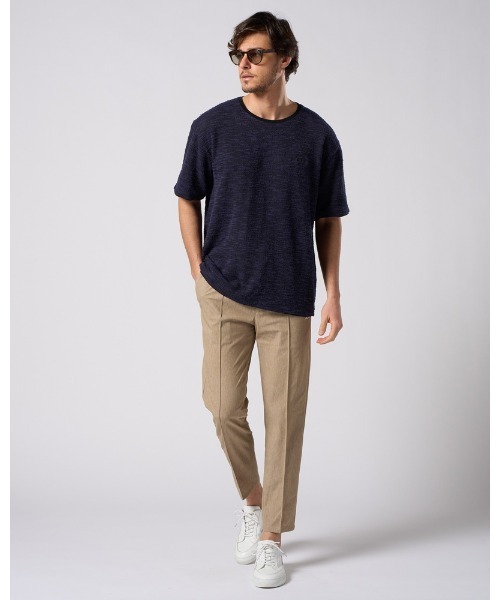 wjk（ダヴルジェイケイ）の「knit jacquard relax S/S（Tシャツ/カットソー・メンズ・ブラック/ネイビー・SMALL/MEDIUM/LARGE/X-LARGE）」の22枚目の写真