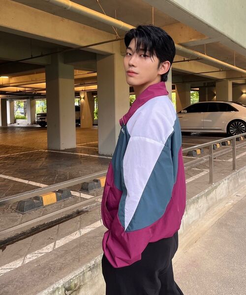 SEARCH410（サーチ410）の「[UNISEX] TRIPLE COMBINATION WINDBREAKER_VIOLET（ナイロンジャケット・レディース・その他・M/L）」の4枚目の写真