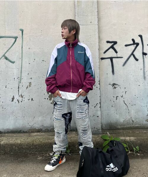 SEARCH410（サーチ410）の「[UNISEX] TRIPLE COMBINATION WINDBREAKER_VIOLET（ナイロンジャケット・レディース・その他・M/L）」の2枚目の写真