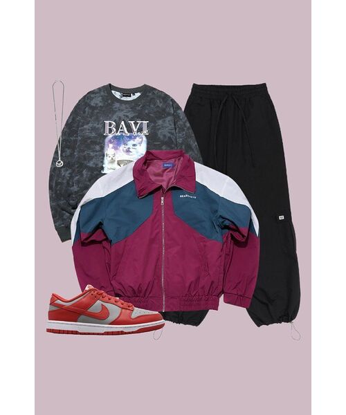 SEARCH410（サーチ410）の「[UNISEX] TRIPLE COMBINATION WINDBREAKER_VIOLET（ナイロンジャケット・レディース・その他・M/L）」の6枚目の写真