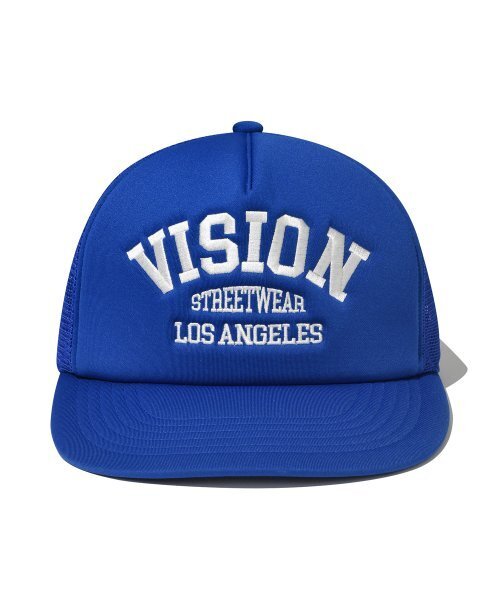 VISION STREET WEAR（ヴィジョンストリートウェア）の「VSW Arch Trucker Cap Blue（キャップ・レディース・その他・FREE）」の2枚目の写真