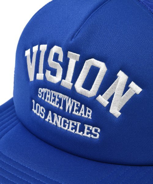 VISION STREET WEAR（ヴィジョンストリートウェア）の「VSW Arch Trucker Cap Blue（キャップ・レディース・その他・FREE）」の5枚目の写真