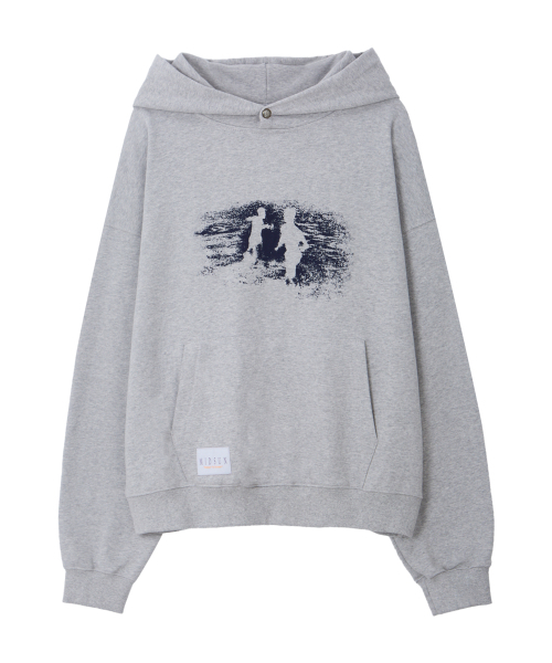 MIDSUN(ミッドサン)の「Oceans Hoodie-Grey(パーカー・レディース・グレー・M/L)」の1枚目の写真
