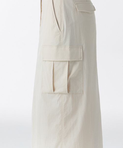 MUSINSA STANDARD WOMAN（ムシンサスタンダードウーマン）の「ウィメンズカーゴマキシスカート[クリーム]（スカート・レディース・その他・LARGE/MEDIUM/SMALL/X-SMALL）」の3枚目の写真