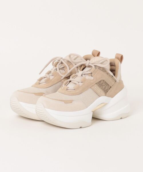 MICHAEL KORS(マイケルコース)の「OLYMPIA TRAINER スニーカー(スニーカー・レディース・ゴールド系・5.5/6/6.5/7/7.5/8/5/8.5/9)」の1枚目の写真