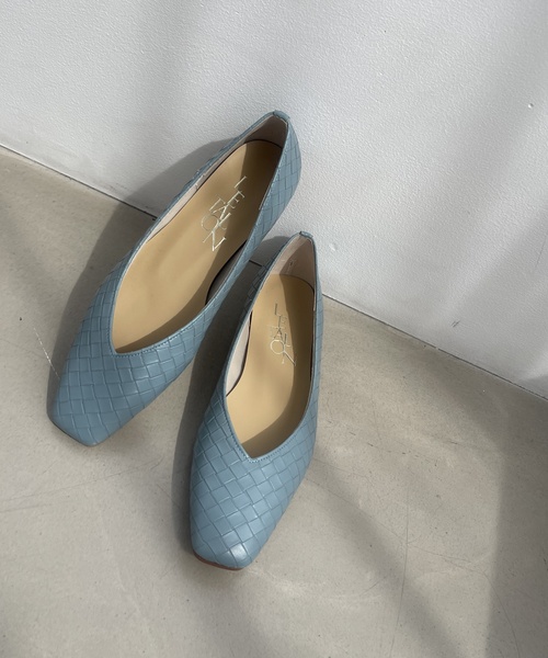 LE TALON（ルタロン）の「≪追加≫スクエアVカットフラット（その他シューズ・レディース・シルバー/アイボリー/ブルー系その他・24.5cm/24cm/23.5cm/23cm/25cm/22.5cm/22cm/21.5/21/25.5cm）」の13枚目の写真