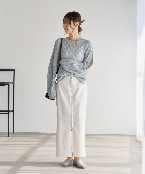 LE TALON（ルタロン）の「≪追加≫スクエアVカットフラット（その他シューズ・レディース・シルバー/アイボリー/ブルー系その他・24.5cm/24cm/23.5cm/23cm/25cm/22.5cm/22cm/21.5/21/25.5cm）」の14枚目の写真