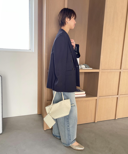 LE TALON（ルタロン）の「≪追加≫スクエアVカットフラット（その他シューズ・レディース・シルバー/アイボリー/ブルー系その他・24.5cm/24cm/23.5cm/23cm/25cm/22.5cm/22cm/21.5/21/25.5cm）」の19枚目の写真