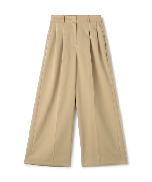 コットンライクサテン 2タックワイドパンツ（その他パンツ）｜BALLSEY
