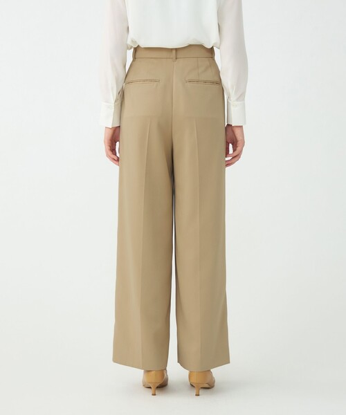 BALLSEY(ボールジィ)の「コットンライクサテン 2タックワイドパンツ(その他パンツ・レディース・オフホワイト/ベージュ・36/34/32)」の6枚目の写真