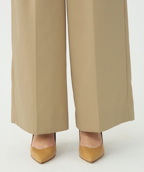 BALLSEY(ボールジィ)の「コットンライクサテン 2タックワイドパンツ(その他パンツ・レディース・オフホワイト/ベージュ・36/34/32)」の10枚目の写真