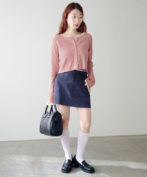 Kastane(カスタネ)の「ヒールローファー(ローファー・レディース・ブラック/サンドベージュ・38/37/36)」の6枚目の写真