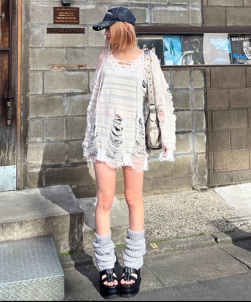 SPIRALGIRL（スパイラルガール）の「ベルトデザイン厚底サンダル（サンダル・レディース・ブラック/ブラウン・MEDIUM/LARGE）」の8枚目の写真