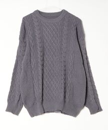PATRIOT TAXI SELECT（パトリオットタクシーセレクト）の「クルーネックケーブルニット（ニット/セーター）」